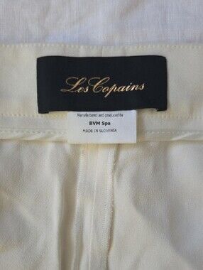 Les Copains || Cream || Wide Leg Trousers